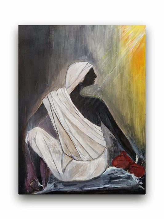 Art to Doors | The Life | Artist Ravindran Krishnan | Rectangle | Art Prints | Home Decor | Wall Art | Gift Items | Canvas Frame