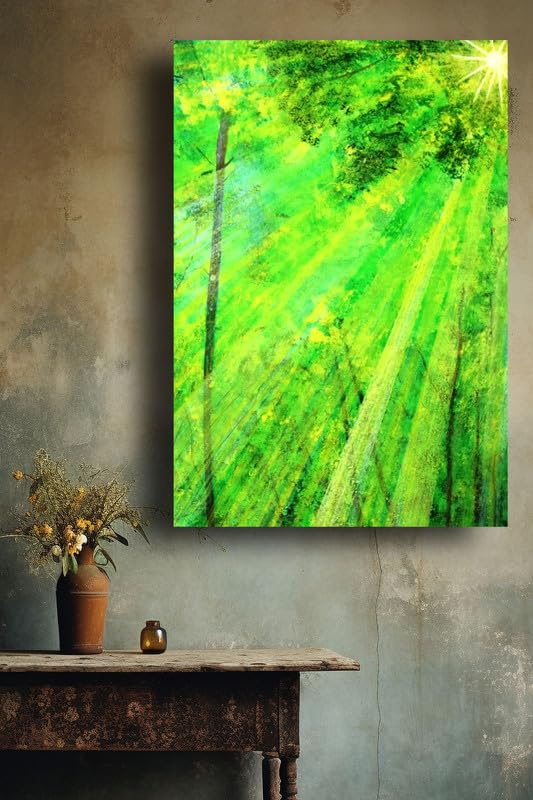 Art to Doors | Peeper Of The Jungle | Artist Sudesh Kundley | Vertical | Art Prints | Home Decor | Wall Decor | Gift Items | Wall Art | Canvas Frame