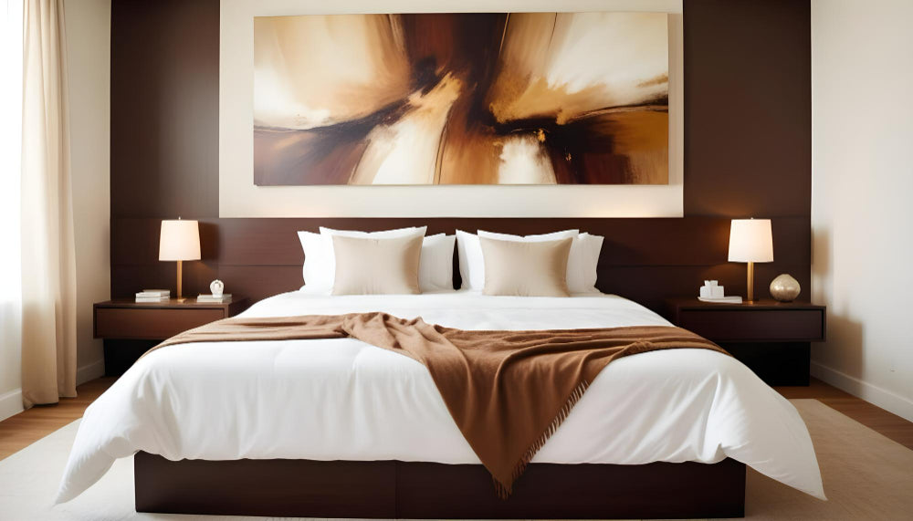 Canvas Art Prints for a Luxe Hotel-Inspired Bedroom