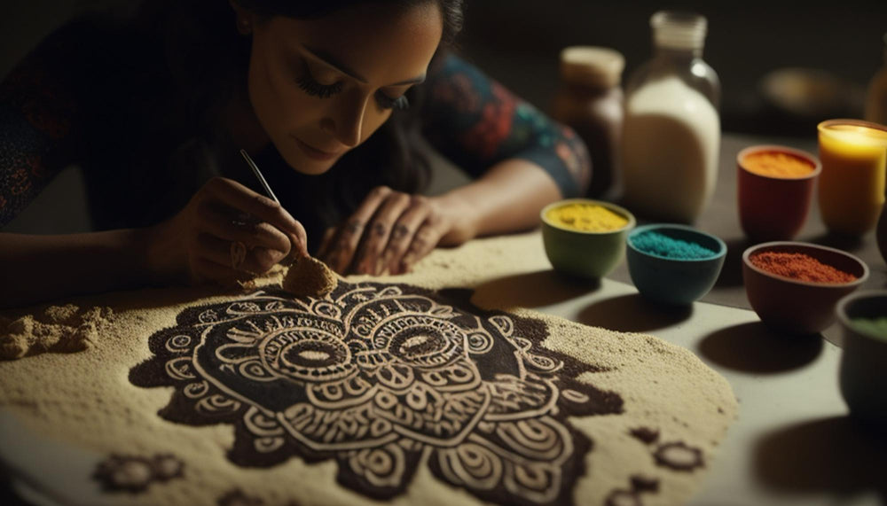 Collaboration among other Artists on Mandalas