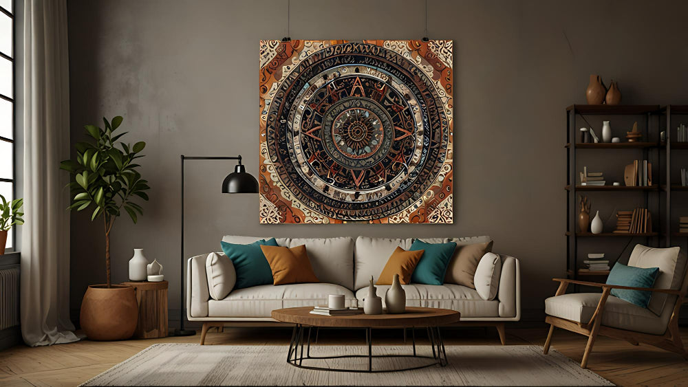 Making personal mandalas and giving them away as gifts for your friends and family.