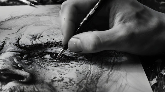 How to Use Charcoal for Dramatic Black-and-White Drawings