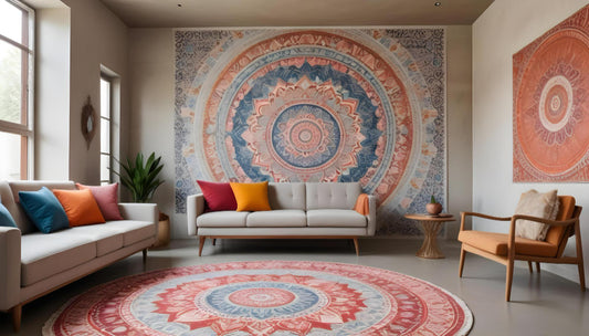 Combine mandala art with other styles of art to make it an interesting masterpiece