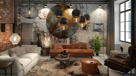 How to Mix Modern Art with Industrial-Style Decor