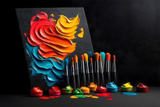 How to Paint Abstract Art on a Limited Color Palette