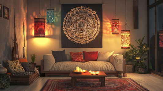 Balancing your lifestyle with a beautiful piece of Mandala art in the living room