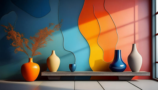 Abstract Art applied to a Space as Focal Point in Interior Design