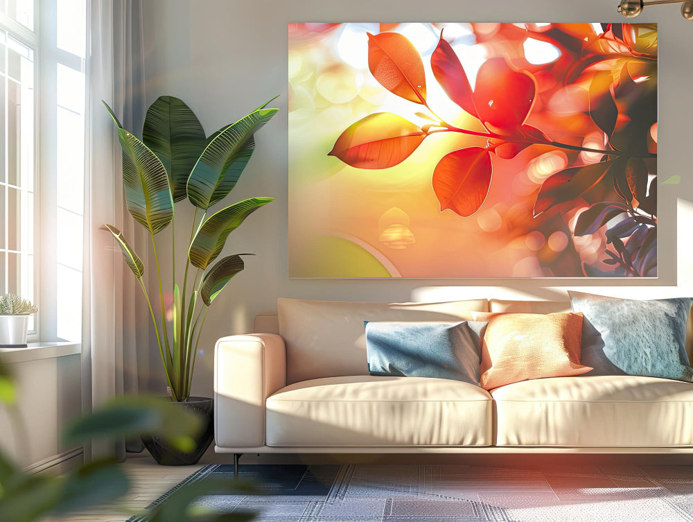 Canvas Wall Art Lighten Up and Airy Light and Nature-filled Sunroom