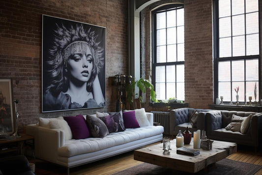 How to Style Canvas Art Prints with a Vintage-Inspired Interior