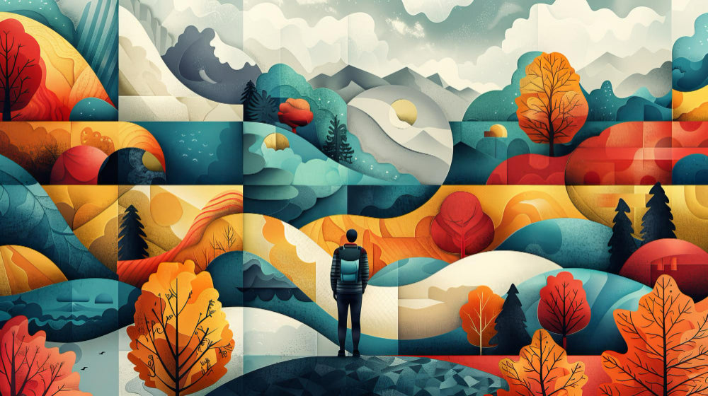 How to Create Abstract Landscapes: Combining Nature and Imagination
