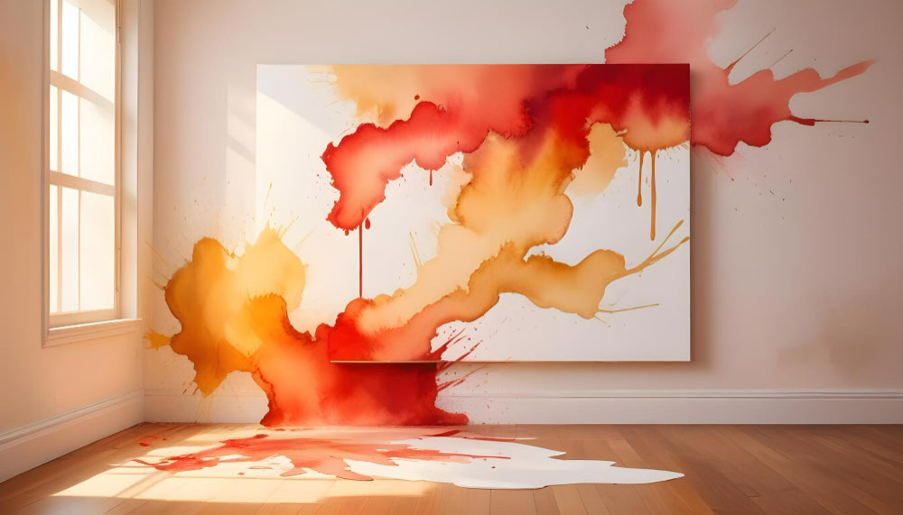 How to Mix Canvas Art Prints with Statement Wallpaper