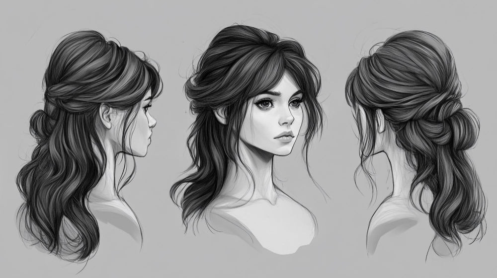 Best Methods of Drawing Realistic Hair