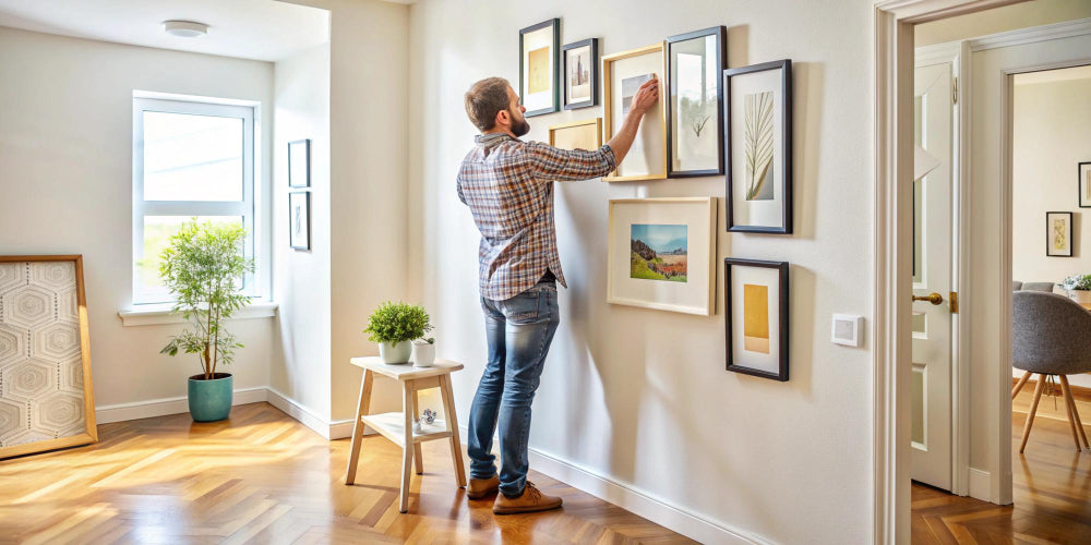 How to Curate a Modern Art Gallery Wall at Home