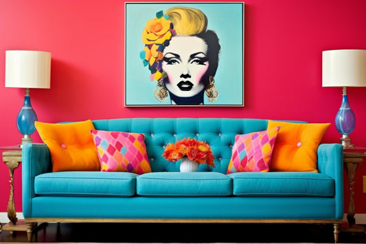Using Pop Art Canvas Prints for Bold, Modern Statement