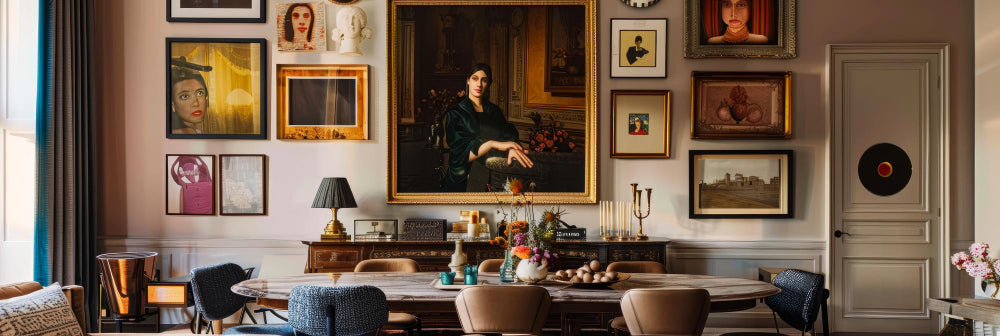 How to Mix Vintage and Modern Paintings for a Timeless Look