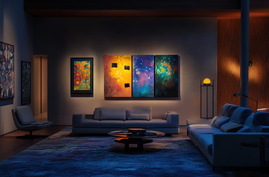 Choosing the Best Canvas Art That Harmonizes with Dark Wall Colors