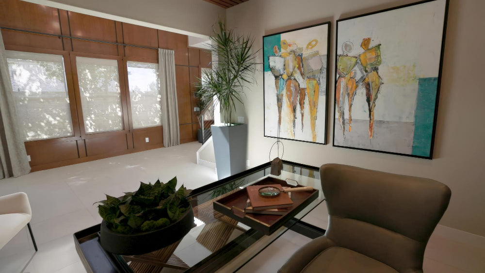 How to Hang Canvas Wall Art Around Windows for a Balanced Look