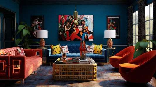How to Use Modern Art as a Focal Point in Contemporary Interiors