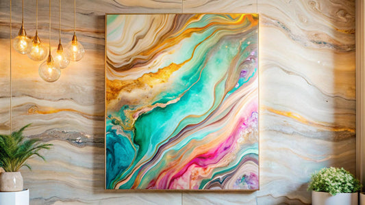 Styling a Room Around a Resin Artwork