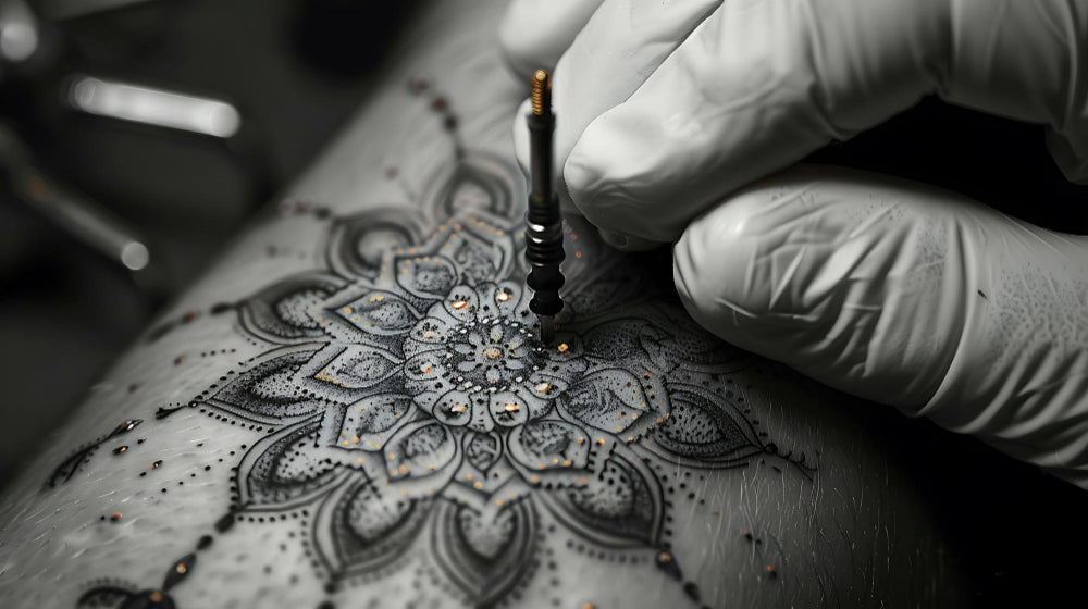 There are hints of mandala art affecting most of the designs in modern tattoos.