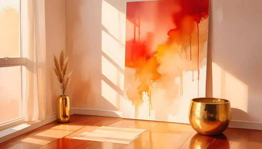 How Power Abstract Art Sets a Mood in the Room
