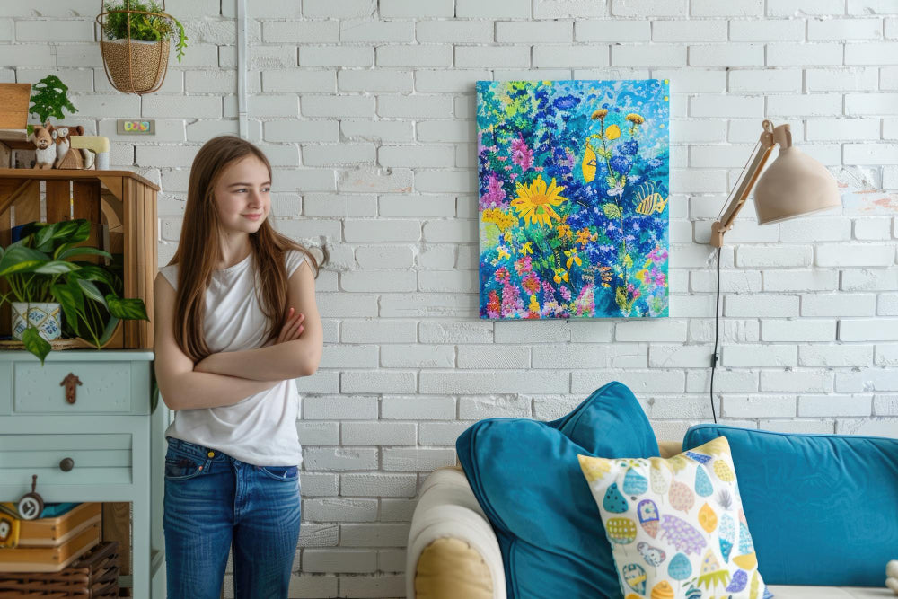 How to Incorporate Oversized Canvas Art Prints in a Small Space