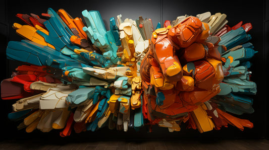 Seeing modern art through unusual materials
