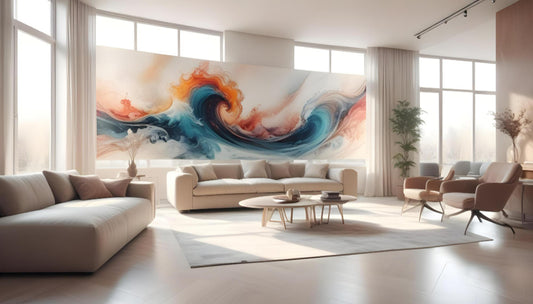 How to bring harmony with wall art in open floor plans