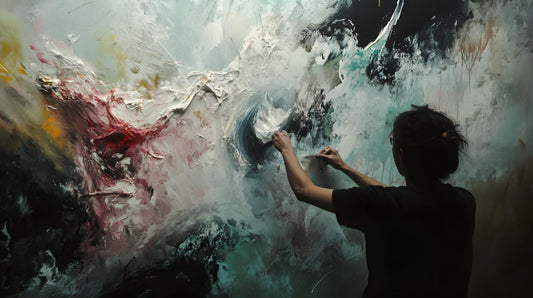 Creating Movement and Depth in Abstract Paintings