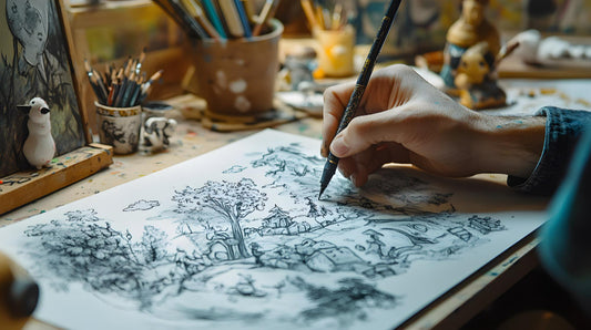 Role of Sketchbooks in Artistic Self-Discovery