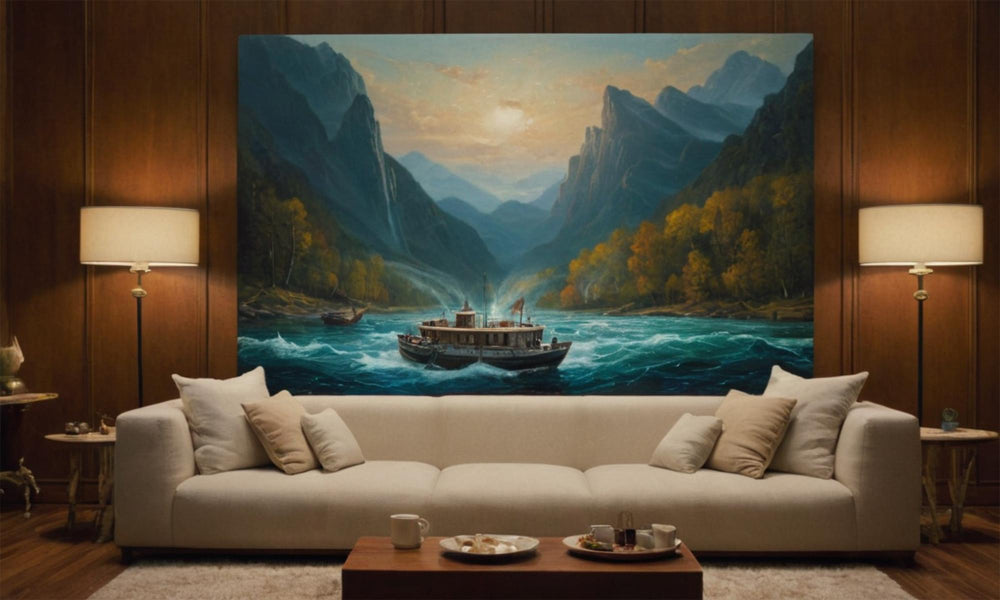 Canvas Paintings to Add a Touch of Drama and Depth to Your Home