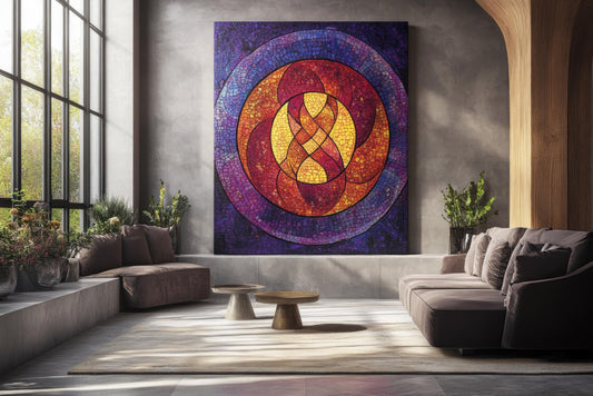 Stunning Bohemian-Inspired Home Mandala Canvas Wall Art
