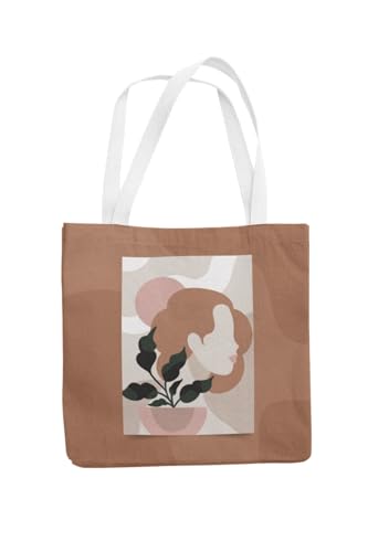 Art to Doors | Woman in Nature | Tote Bags | Shopping Bag For Grocery | Aesthetic Carry Bag | Tote Bag for Shopping, Travel, office & beach bags for women