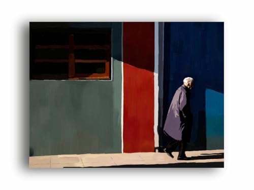 Art to Doors| The Old Is Leaving | Artist Kunal Vardey | Rectangle | Art Print | Home Decor | Wall Decor | Gift Items | Canvas Frame