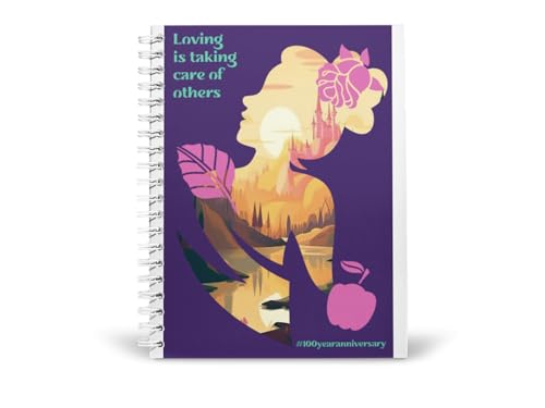 Art to Doors | Loving Is Taking Care | Spiral Notebooks | A5 Size Paper | 120 Pages | 70 GSM Paper | Attractive Cover Designs