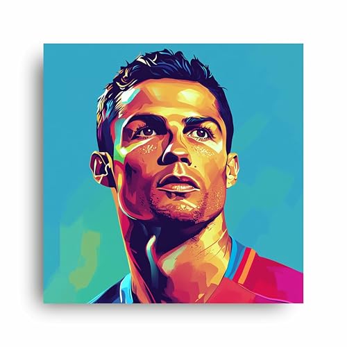 Art to Doors | CR7 | Square | Art Print | Home Decor | Wall Decor | Gifts for Women | Gifts for Men | Canvas Frame |
