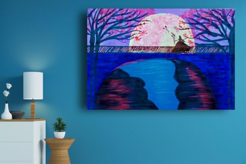 Art to Doors | Whisper In The Mist | Artist Jagriti Singh | Vertical | Art Prints | Home Decor | Wall Art | Gift Items | Canvas Frame