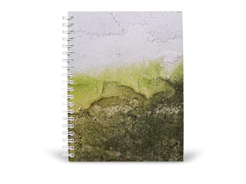 Art to Doors | Moss on Wall | Spiral Notebooks | A5 Size Paper | 120 Pages | 70 GSM Paper | Attractive Cover Designs