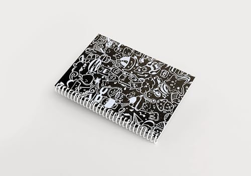 Art to Doors | Doodle Wonderland | Artist Rachel Joseph | Spiral Notebooks | A5 Size Paper | 120 Pages | 70 GSM Paper | Attractive Cover Designs