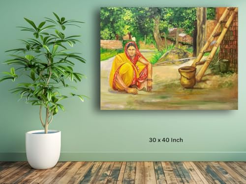 Art to Doors| Simplicity | Artist Shruti Sood | Rectangle | Art Print | Home Decor | Wall Decor | Gift Items | Canvas Frame
