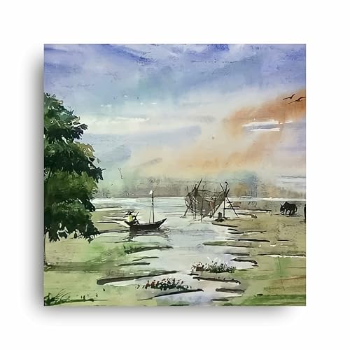 Art to Doors | Sanctuary of the Fields | Square | Art Print | Home Decor | Wall Decor | Gifts for Women | Gifts for Men | Wall Art