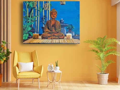 Art to Doors| Enlightenment | Artist Priyanka Patel | Rectangle | Art Print | Home Decor | Wall Decor | Gift Items | Canvas Frame