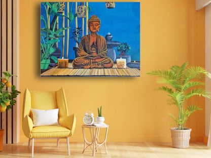 Art to Doors| Enlightenment | Artist Priyanka Patel | Rectangle | Art Print | Home Decor | Wall Decor | Gift Items | Canvas Frame