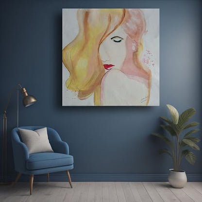 Art to Doors | Sharmeeli | Artist Lovina Cano | Vertical | Art Prints | Home Decor | Gift Items | Wall Art | Canvas Frame