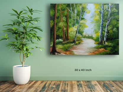 Art to Doors| Tranquility | Artist Pallavi | Rectangle | Art Print | Home Decor | Wall Decor | Gift Items | Canvas Frame
