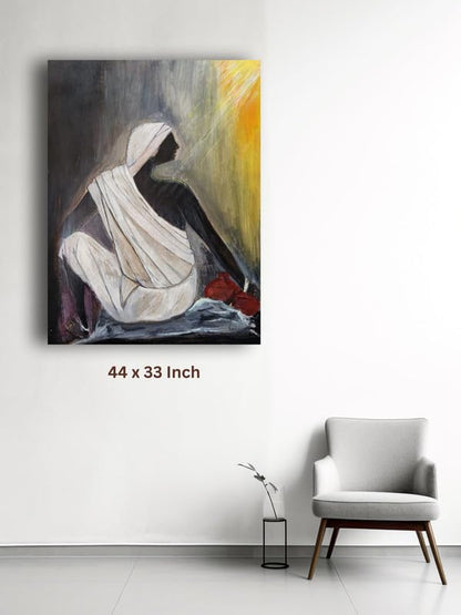 Art to Doors | The Life | Artist Ravindran Krishnan | Rectangle | Art Prints | Home Decor | Wall Art | Gift Items | Canvas Frame