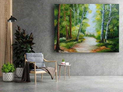 Art to Doors| Tranquility | Artist Pallavi | Rectangle | Art Print | Home Decor | Wall Decor | Gift Items | Canvas Frame
