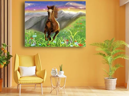 Art to Doors| Freedom | Artist Shree | Rectangle | Art Print | Home Decor | Wall Decor | Gift Items | Canvas Frame