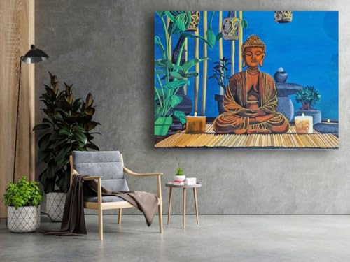 Art to Doors| Enlightenment | Artist Priyanka Patel | Rectangle | Art Print | Home Decor | Wall Decor | Gift Items | Canvas Frame