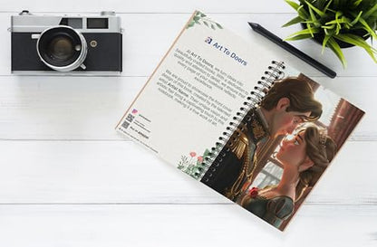 Art to Doors | Snowfall Dreams | Spiral Notebooks | A5 Size Paper | 120 Pages | 70 GSM Paper | Attractive Cover Designs